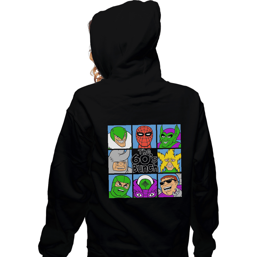 Shirts Zippered Hoodies, Unisex / Small / Black The 60s Bunch