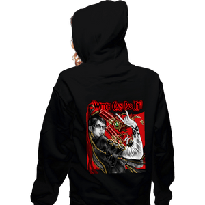Daily_Deal_Shirts Zippered Hoodies, Unisex / Small / Black Witch Can Do It!