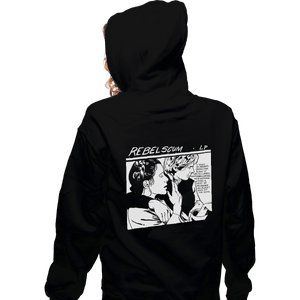 Shirts Zippered Hoodies, Unisex / Small / Black Rebel Scum LP