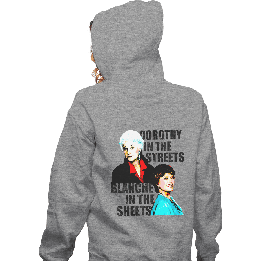 Shirts Zippered Hoodies, Unisex / Small / Sports Grey Dorothy And Blanche
