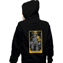 Load image into Gallery viewer, Shirts Zippered Hoodies, Unisex / Small / Black Tarot Judgement
