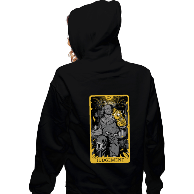 Shirts Zippered Hoodies, Unisex / Small / Black Tarot Judgement
