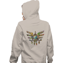 Load image into Gallery viewer, Secret_Shirts Zippered Hoodies, Unisex / Small / White Monsters Draw Near!
