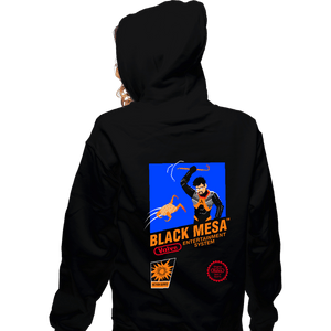 Daily_Deal_Shirts Zippered Hoodies, Unisex / Small / Black Black Mesa NES