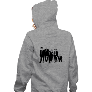 Shirts Zippered Hoodies, Unisex / Small / Sports Grey Reservoir Forces