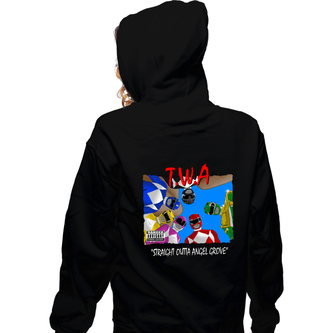 Daily_Deal_Shirts Zippered Hoodies, Unisex / Small / Black T.W.A.