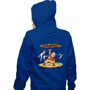 Daily_Deal_Shirts Zippered Hoodies, Unisex / Small / Royal Blue Avatar Disk