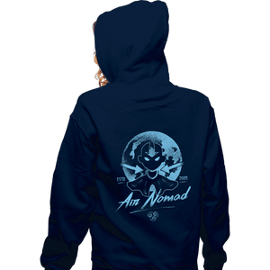Shirts Zippered Hoodies, Unisex / Small / Navy Moonlight Air Nomad