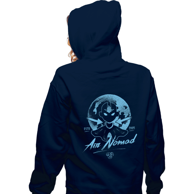 Shirts Zippered Hoodies, Unisex / Small / Navy Moonlight Air Nomad