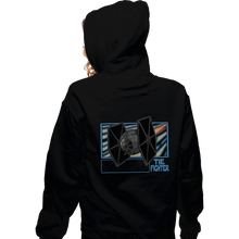 Load image into Gallery viewer, Shirts Zippered Hoodies, Unisex / Small / Black Imperial Fighter
