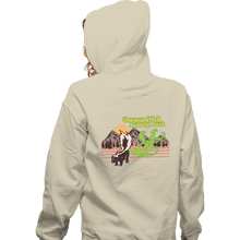 Load image into Gallery viewer, Daily_Deal_Shirts Zippered Hoodies, Unisex / Small / White Lonely Skunk
