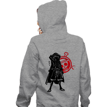 Load image into Gallery viewer, Shirts Zippered Hoodies, Unisex / Small / Sports Grey Crimson Yonko
