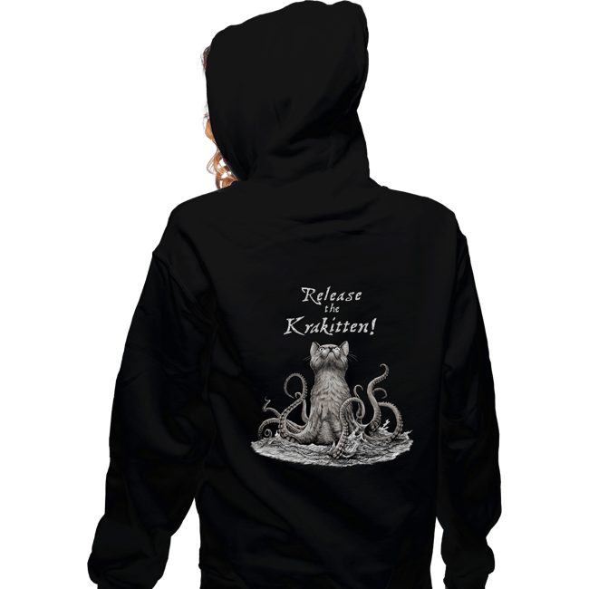 Secret_Shirts Zippered Hoodies, Unisex / Small / Black The Krakitten
