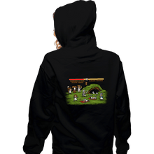 Load image into Gallery viewer, Daily_Deal_Shirts Zippered Hoodies, Unisex / Small / Black Camelot Fighter
