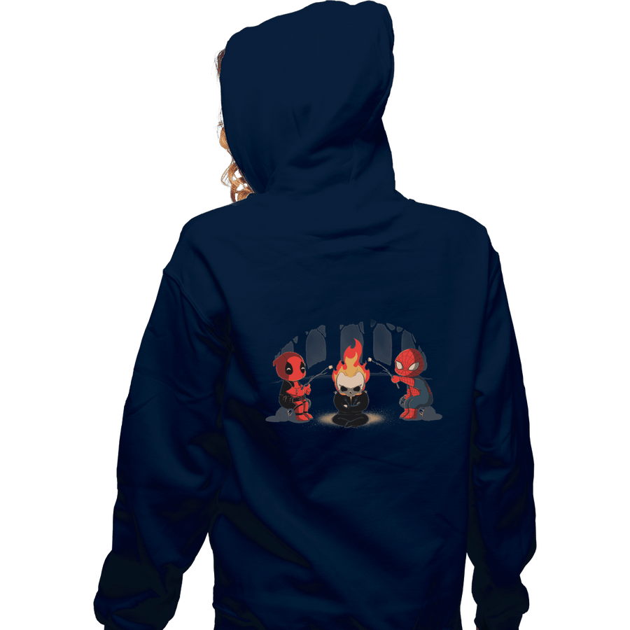 Shirts Pullover Hoodies, Unisex / Small / Navy Heroes Camp