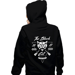 Shirts Zippered Hoodies, Unisex / Small / Black The Black Cat Canoe