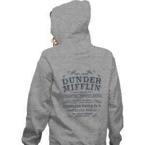 Shirts Pullover Hoodies, Unisex / Small / Sports Grey Limitless Paper