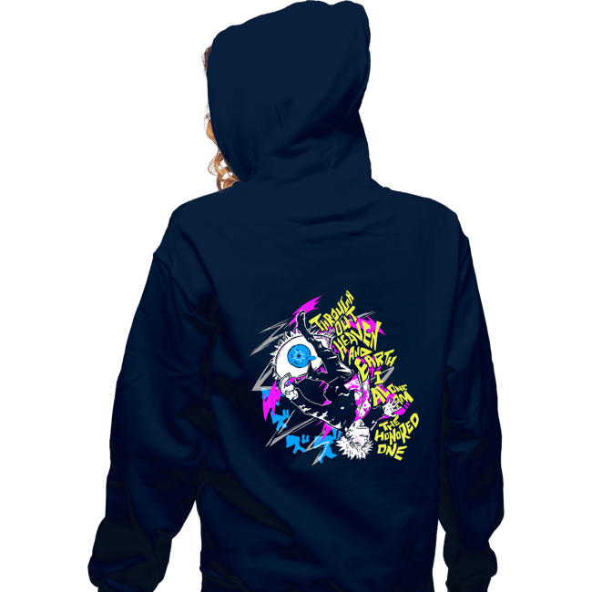 Daily_Deal_Shirts Zippered Hoodies, Unisex / Small / Navy Honored One