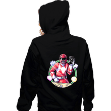 Load image into Gallery viewer, Daily_Deal_Shirts Zippered Hoodies, Unisex / Small / Black Red Ranger Dance
