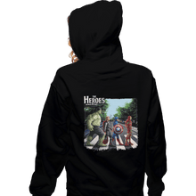 Load image into Gallery viewer, Shirts Zippered Hoodies, Unisex / Small / Black The Heroes
