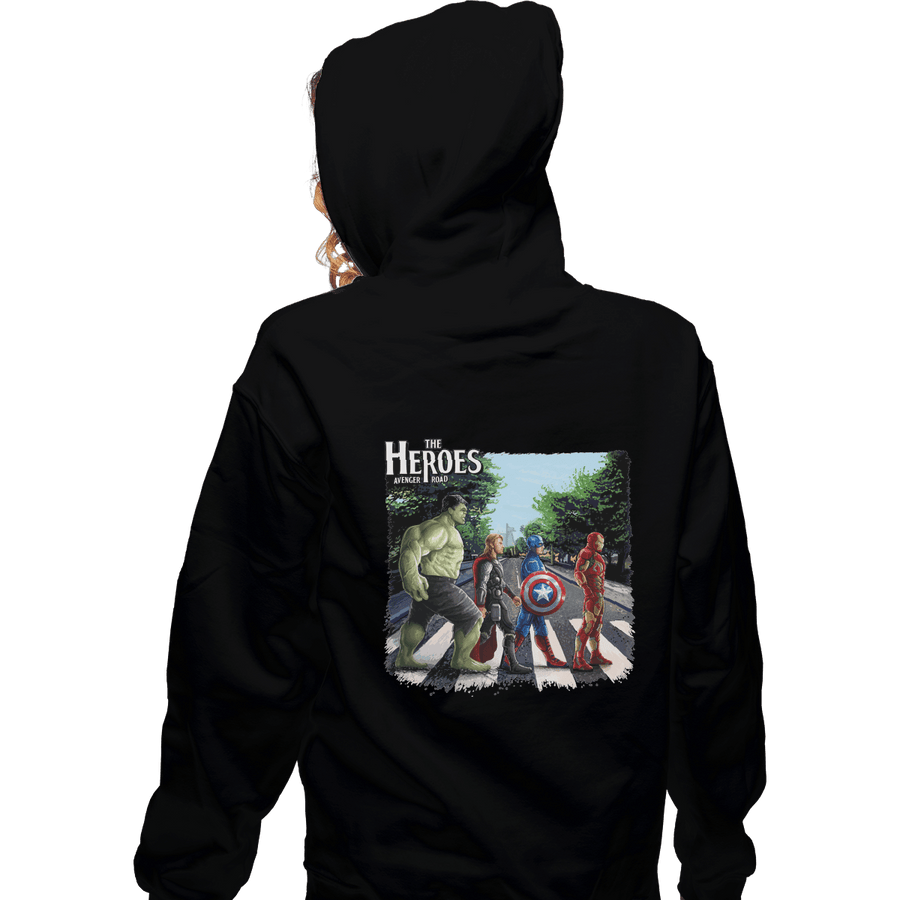 Shirts Zippered Hoodies, Unisex / Small / Black The Heroes