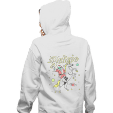 Load image into Gallery viewer, Shirts Zippered Hoodies, Unisex / Small / White Believe
