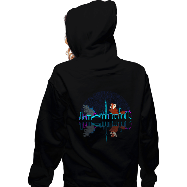 Daily_Deal_Shirts Zippered Hoodies, Unisex / Small / Black Hands Off!