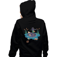 Load image into Gallery viewer, Shirts Zippered Hoodies, Unisex / Small / Black Dark Duck Costume
