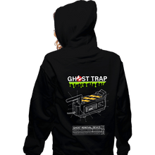 Load image into Gallery viewer, Shirts Zippered Hoodies, Unisex / Small / Black Ghost Trap
