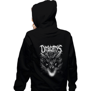 Shirts Zippered Hoodies, Unisex / Small / Black Dracarys Metal