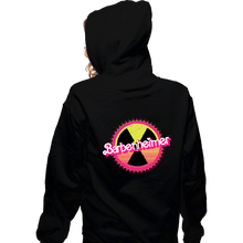 Load image into Gallery viewer, Daily_Deal_Shirts Zippered Hoodies, Unisex / Small / Black Barbenheimer Reactor
