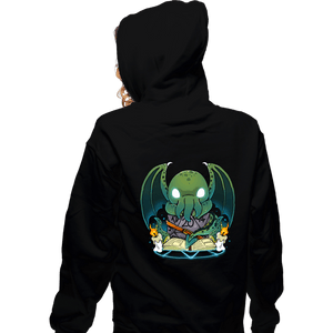 Shirts Zippered Hoodies, Unisex / Small / Black Demon Dice