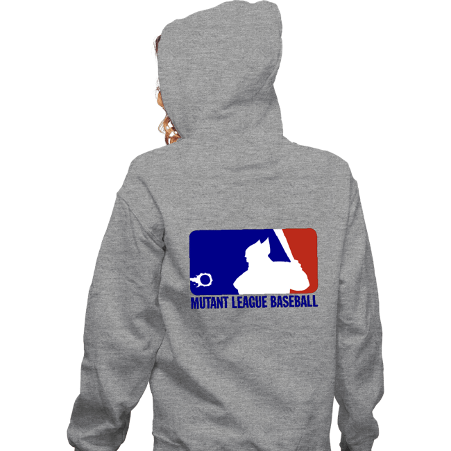 Shirts Zippered Hoodies, Unisex / Small / Sports Grey Mutant League Baseball