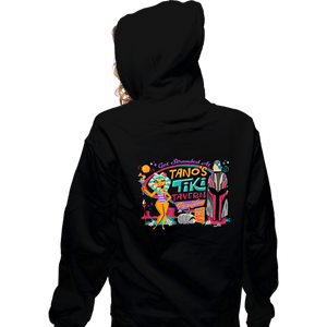 Daily_Deal_Shirts Zippered Hoodies, Unisex / Small / Black Tano's Tiki Tavern