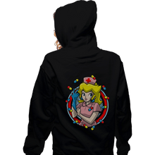 Load image into Gallery viewer, Shirts Zippered Hoodies, Unisex / Small / Black Nurse Toadstool

