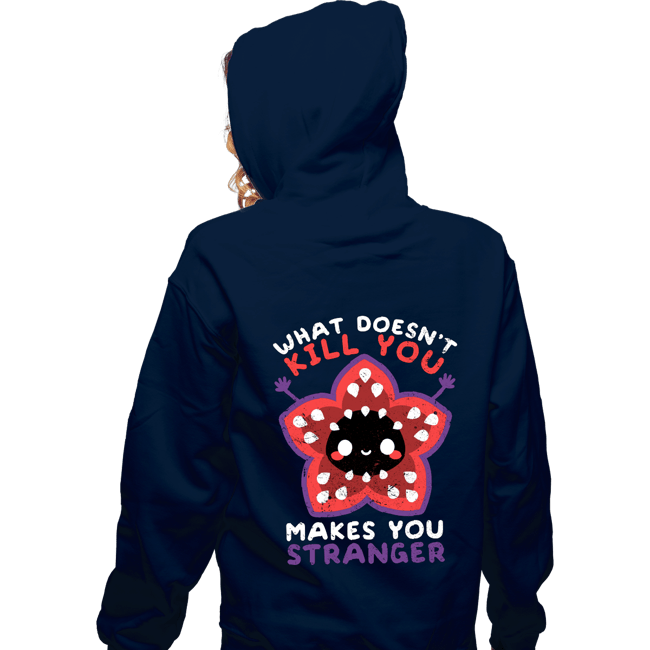Secret_Shirts Zippered Hoodies, Unisex / Small / Navy Makes You Stranger