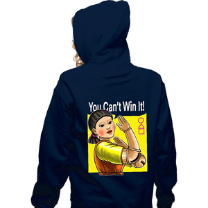 Shirts Zippered Hoodies, Unisex / Small / Navy You Can't Win It