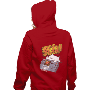 Shirts Zippered Hoodies, Unisex / Small / Red Doomsday Cat