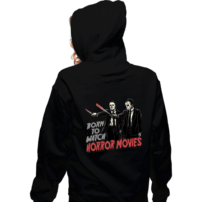 Daily_Deal_Shirts Zippered Hoodies, Unisex / Small / Black Born To Watch