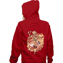 Load image into Gallery viewer, Shirts Pullover Hoodies, Unisex / Small / Red Ramen Fighter
