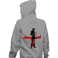 Load image into Gallery viewer, Shirts Zippered Hoodies, Unisex / Small / Sports Grey Crimson Cowboy
