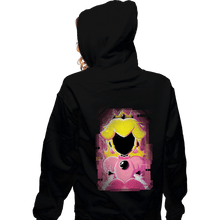 Load image into Gallery viewer, Shirts Zippered Hoodies, Unisex / Small / Black Peach Glitch
