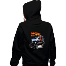 Load image into Gallery viewer, Daily_Deal_Shirts Zippered Hoodies, Unisex / Small / Black Back To The 80s

