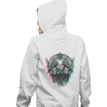 Load image into Gallery viewer, Shirts Pullover Hoodies, Unisex / Small / White Pyramid Red
