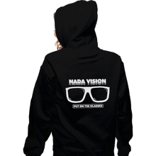 Load image into Gallery viewer, Shirts Pullover Hoodies, Unisex / Small / Black Nada Vision
