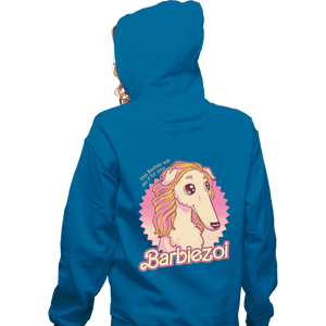 Daily_Deal_Shirts Zippered Hoodies, Unisex / Small / Royal Blue Barbiezoi
