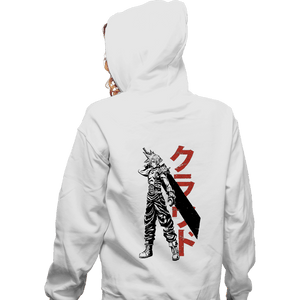 Shirts Zippered Hoodies, Unisex / Small / White Mercenary
