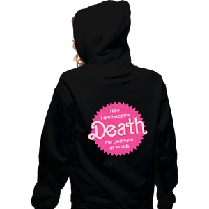 Daily_Deal_Shirts Zippered Hoodies, Unisex / Small / Black Pinkheimer