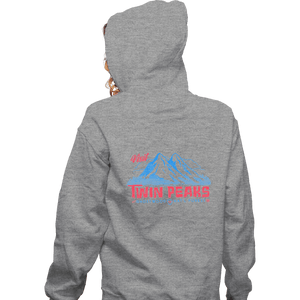 Shirts Pullover Hoodies, Unisex / Small / Sports Grey Visit Twin Peaks