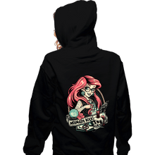 Load image into Gallery viewer, Daily_Deal_Shirts Zippered Hoodies, Unisex / Small / Black Rocker Ariel
